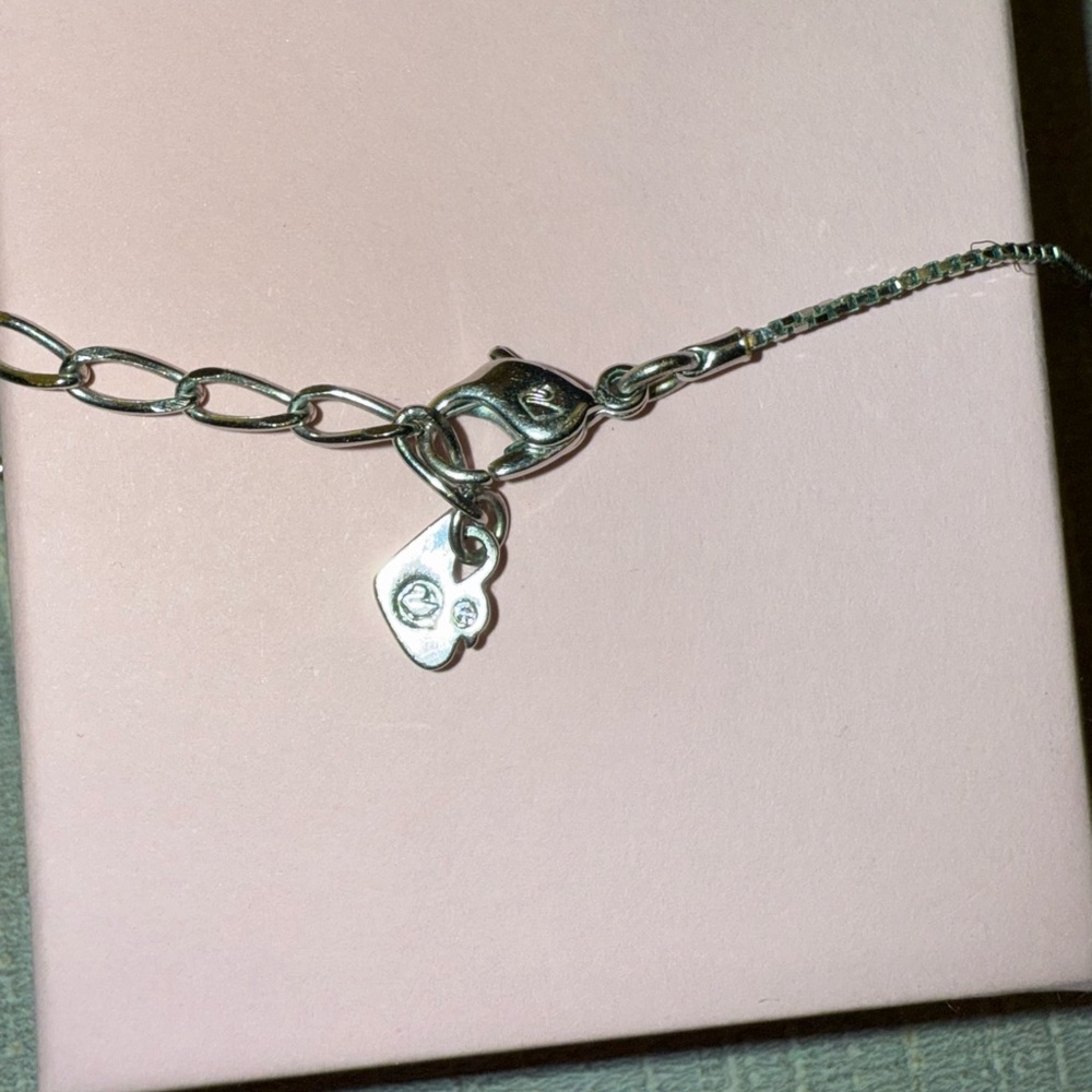 Vintage Swarovski Crystal Silver Bear Pendant Necklace - Picture 5 of 9